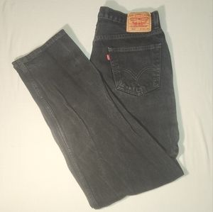Y2k Levi Strauss 550 Levis Original  Red Tab Black Jeans ~ Size W36 L36